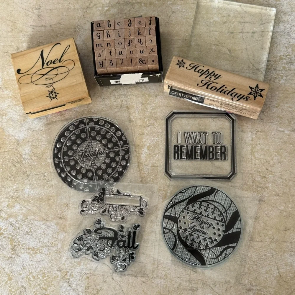 Craft Stamp Set Lot of 8